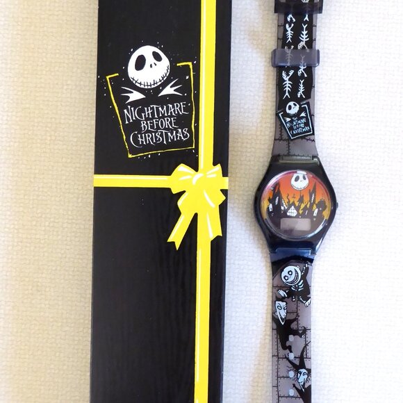 NEW 1994 DISNEY NIGHTMARE BEFORE CHRISTMAS COMPLETE DIGITAL WATCH SET OF 4 - Picture 12 of 14